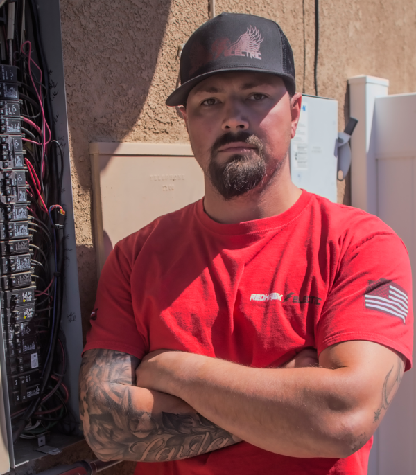 Beau, owner of an electrical contracting shop that grew from one electrician to four
