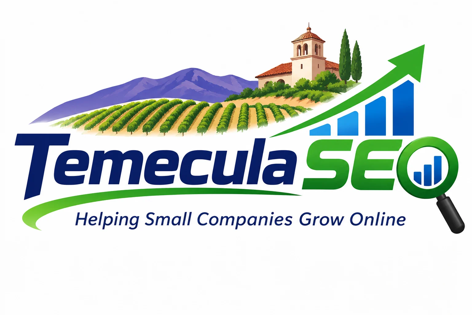 Temecula SEO logo, helping small companies grow online