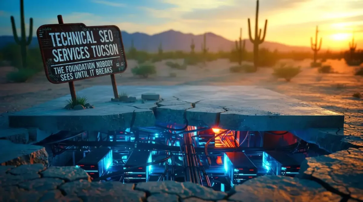 Technical SEO in Tucson: crawl data, Core Web Vitals and structured data being reviewed on screen