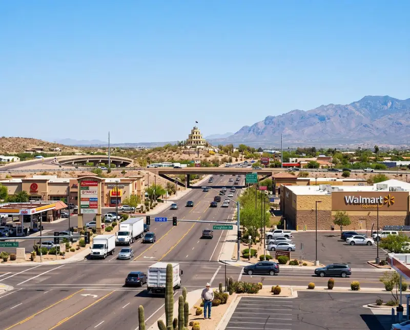 Houghton Road near Interstate 10 on the southeast side of Tucson, the retail corridor closest to Vail