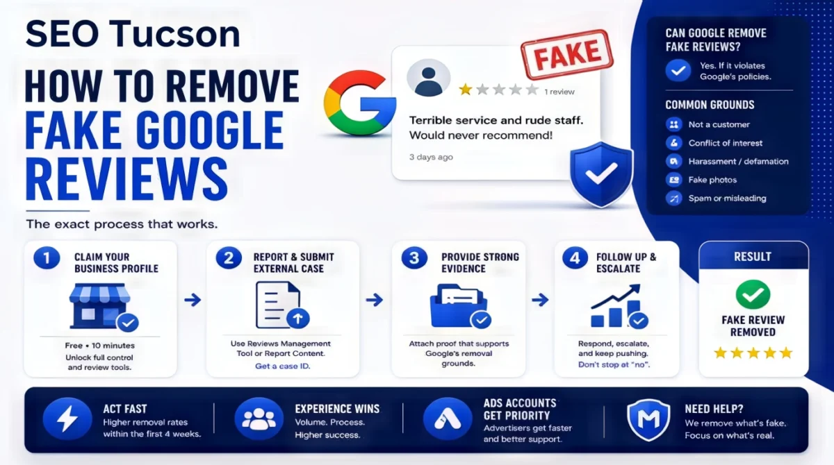 how to remove fake google reviews