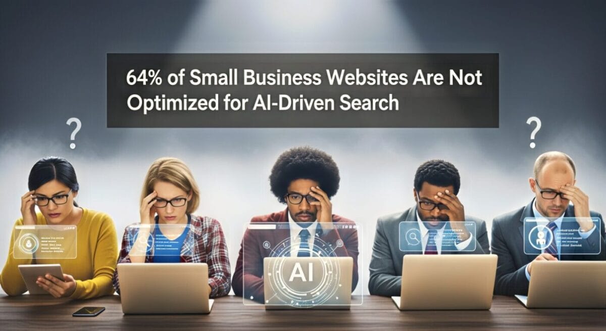 websites not optimized for AI